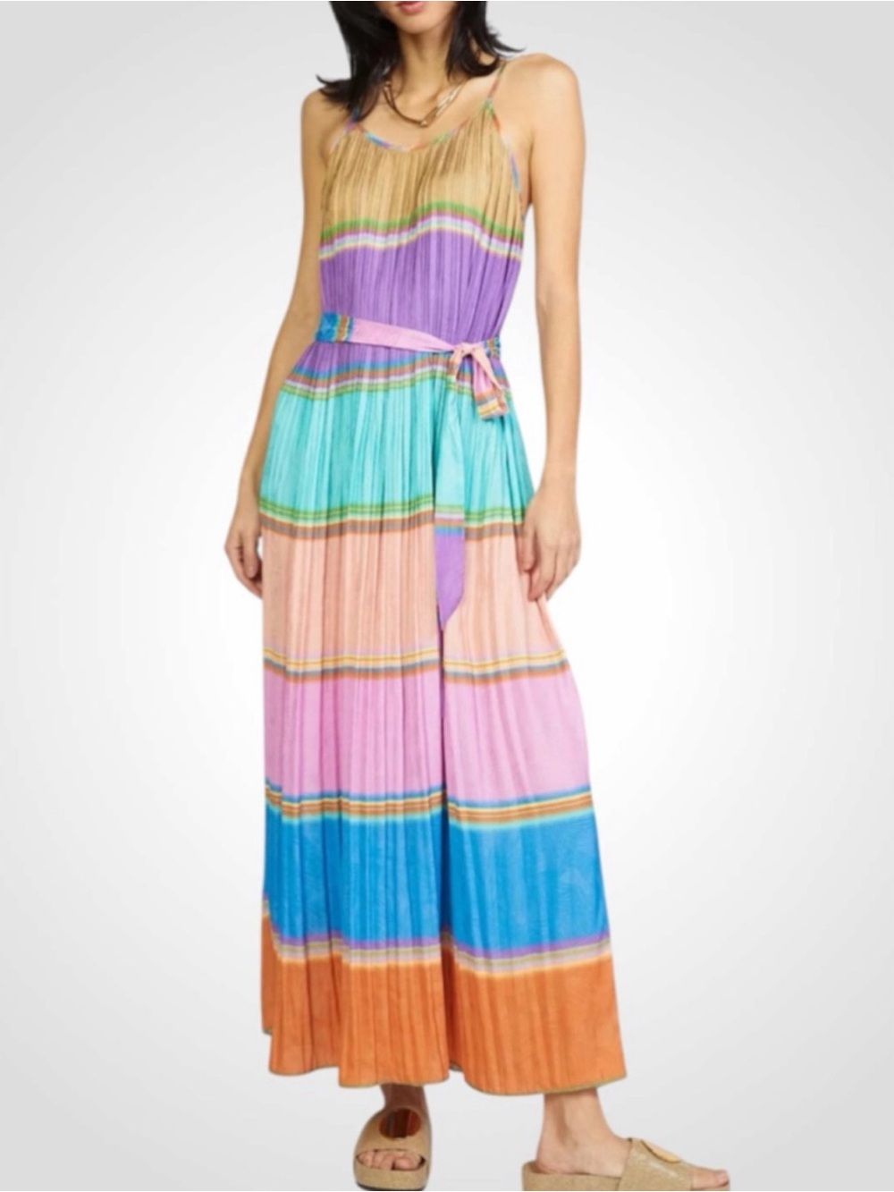 Current Air Pleated Maxi Dress
